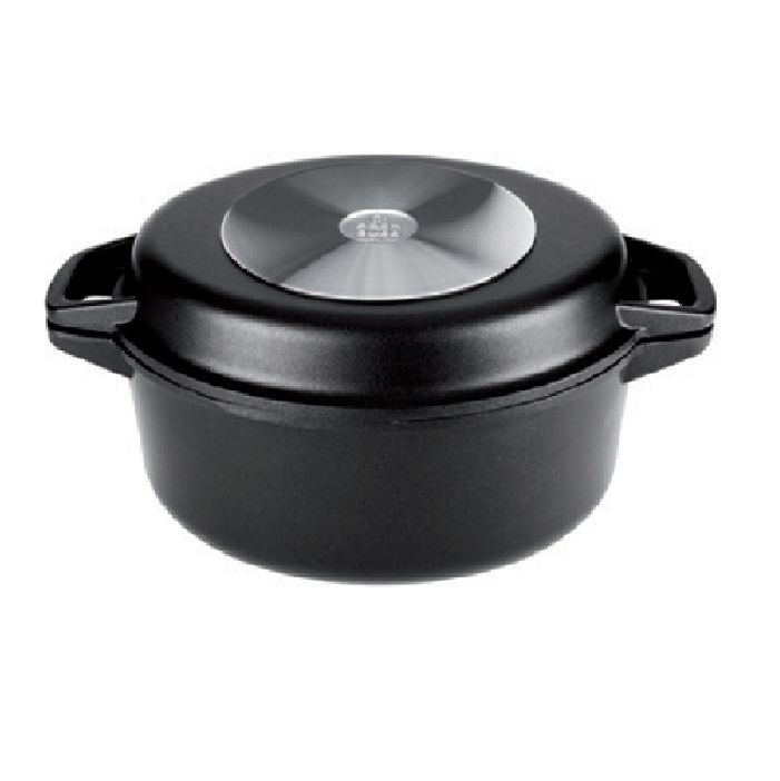 OVAL CASSEROLE WITH ALUMINUM GRILL LID